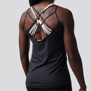 Born Primitive black Latitude high neck tank sz XL